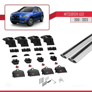Mitsubishi ASX / RVR (MK3) 2010-2023 Arası ile uyumlu ACE-2 Ara Atkı Tavan Barı GRİ thumb 5