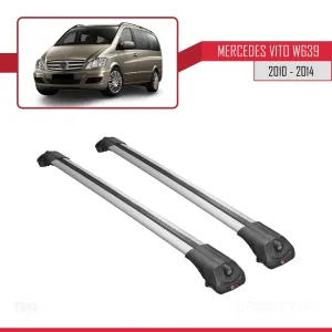 Mercedes Vito (W639) 2010-2014 Arası ile uyumlu ACE-1 Ara Atkı Tavan Barı GRİ thumb 3