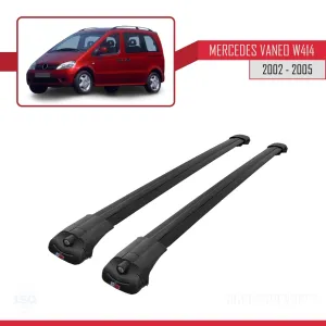 Mercedes Vaneo (W414) 2002-2005 Arası ile uyumlu ACE-1 Ara Atkı Tavan Barı SİYAH thumb 3