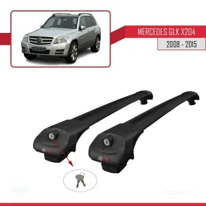 Mercedes-Benz GLK Class (X204) 2008-2015 Arası ile uyumlu ACE-1 Ara Atkı Tavan Barı SİYAH - Görsel 4
