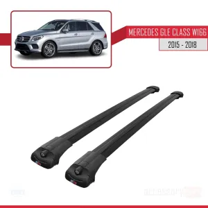 Mercedes-Benz GLE Class (W166) 2015-2018 Arası ile uyumlu ACE-1 Ara Atkı Tavan Barı SİYAH - Görsel 3
