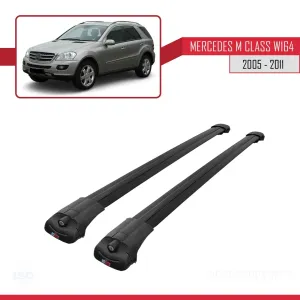 Mercedes GLE (W164) 2005-2011 Arası ile uyumlu ACE-1 Ara Atkı Tavan Barı SİYAH thumb 3