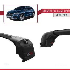Mercedes Gla-Class (H247) 2020 ve Sonrası ile uyumlu ACE-2 Ara Atkı Tavan Barı SİYAH - Görsel 3