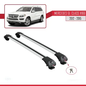 Mercedes GL Class (X166) 2012-2015 Arası ile uyumlu ACE-1 Ara Atkı Tavan Barı GRİ thumb 4