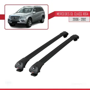 Mercedes-Benz GL Class (X164) 2006-2012 Arası ile uyumlu ACE-1 Ara Atkı Tavan Barı SİYAH - Görsel 3