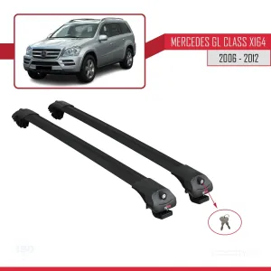 Mercedes-Benz GL Class (X164) 2006-2012 Arası ile uyumlu ACE-1 Ara Atkı Tavan Barı SİYAH - Görsel 4
