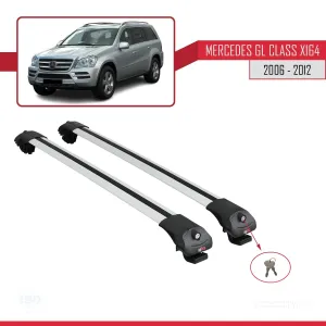 Mercedes-Benz GL Class (X164) 2006-2012 Arası ile uyumlu ACE-1 Ara Atkı Tavan Barı GRİ - Görsel 4