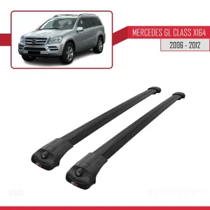 Mercedes GL (X164) 2006-2012 Arası ile uyumlu ACE-1 Ara Atkı Tavan Barı SİYAH - Görsel 3