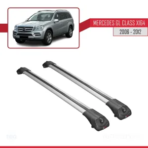Mercedes GL (X164) 2006-2012 Arası ile uyumlu ACE-1 Ara Atkı Tavan Barı GRİ - Görsel 3