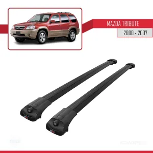 Mazda Tribute 2000-2007 Arası ile Uyumlu ACE-1 Ara Atkı Tavan Barı SİYAH thumb 3