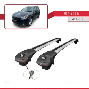 Mazda CX-5 2013-2018 Arası ile uyumlu ACE-1 Ara Atkı Tavan Barı GRİ thumb 4