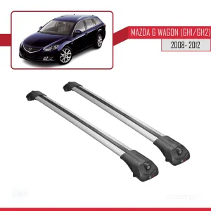 Mazda 6 Wagon (GH1/GH2) 2008-2012 Arası ile uyumlu ACE-1 Ara Atkı Tavan Barı GRİ - Görsel 3