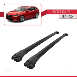 Mazda 6 (GJ1/GL) 2013-2024 ile uyumlu ACE-1 Ara Atkı Tavan Barı SİYAH - Görsel 3