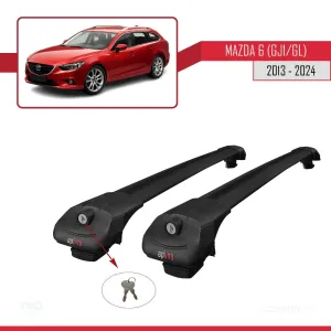 Mazda 6 (GJ1/GL) 2013-2024 ile uyumlu ACE-1 Ara Atkı Tavan Barı SİYAH - Görsel 4