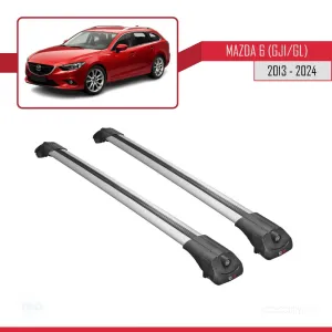 Mazda 6 (GJ1/GL) 2013-2024 ile uyumlu ACE-1 Ara Atkı Tavan Barı GRİ - Görsel 3