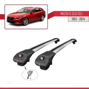 Mazda 6 (GJ1/GL) 2013-2024 ile uyumlu ACE-1 Ara Atkı Tavan Barı GRİ - Görsel 4