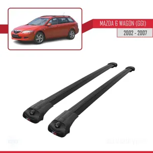 Mazda 6 (GG1) 2002-2007 Arası ile uyumlu ACE-1 Ara Atkı Tavan Barı SİYAH - Görsel 3