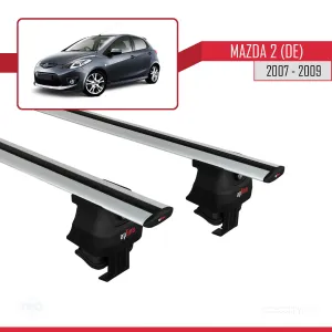 Mazda 2 (DE) 2007-2009 Arası ile uyumlu ACE-4 Ara Atkı Tavan Barı GRİ thumb 2