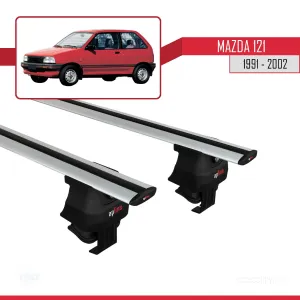 Mazda 121 1991-2002 Arası ile uyumlu ACE-4 Ara Atkı Tavan Barı GRİ - Görsel 2