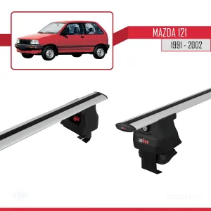 Mazda 121 1991-2002 Arası ile uyumlu ACE-4 Ara Atkı Tavan Barı GRİ - Görsel 3