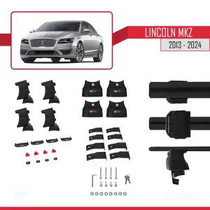 Lincoln Mk-Z II 2013 ve Sonrası ile uyumlu ACE-4 Ara Atkı Tavan Barı SİYAH - Görsel 5