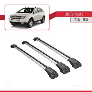 Lincoln MKX 2007-2015 Arası ile uyumlu ACE-1 Ara Atkı Tavan Barı GRİ 3 ADET BAR thumb 3