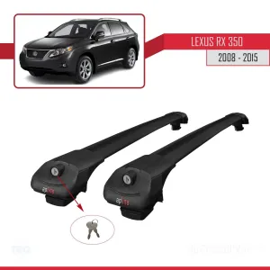 Lexus RX350 - RX350-2 2008-2015 Arası ile uyumlu ACE-1 Ara Atkı Tavan Barı SİYAH - Görsel 4