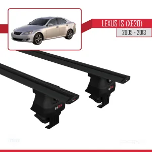 Lexus IS (XE20) 2005-2013 Arası ile uyumlu ACE-4 Ara Atkı Tavan Barı SİYAH - Görsel 4