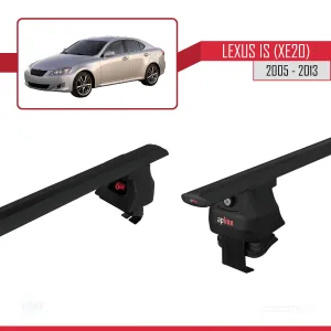 Lexus IS (XE20) 2005-2013 Arası ile uyumlu ACE-4 Ara Atkı Tavan Barı SİYAH - Görsel 5