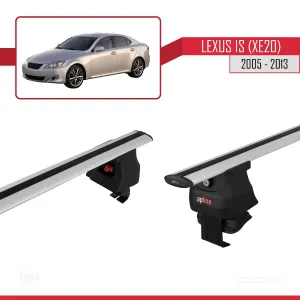 Lexus IS (XE20) 2005-2013 Arası ile uyumlu ACE-4 Ara Atkı Tavan Barı GRİ - Görsel 3