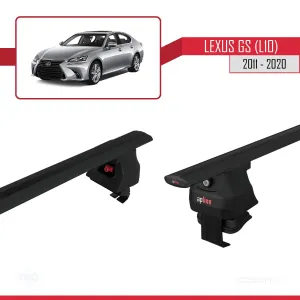 Lexus GS (L10) 2011-2020 Arası ile uyumlu ACE-4 Ara Atkı Tavan Barı SİYAH - Görsel 5