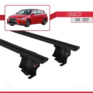 Lexus CT 2011-2022 Arası ile uyumlu ACE-4 Ara Atkı Tavan Barı SİYAH thumb 4