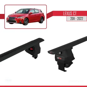Lexus CT 2011-2022 Arası ile uyumlu ACE-4 Ara Atkı Tavan Barı SİYAH thumb 5