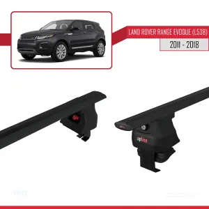 Land Rover Range Rover Evoque (L538) 2011-2018 Arası ile uyumlu ACE-4 Ara Atkı Tavan Barı SİYAH - Görsel 5