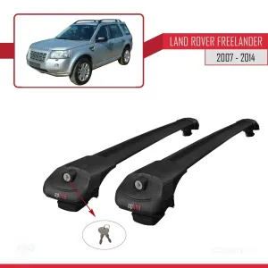 Land Rover Freelander 2007-2014 Arası ile uyumlu ACE-1 Ara Atkı Tavan Barı SİYAH - Görsel 4