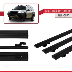Land Rover Freelander 1998-2007 Arası ile uyumlu Basic Model Ara Atkı Tavan Barı SİYAH 3 ADET thumb 3