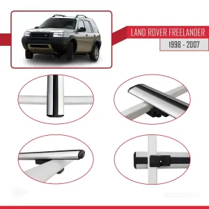 Land Rover Freelander 1998-2007 Arası ile uyumlu Basic Model Ara Atkı Tavan Barı GRİ 3 ADET - Görsel 4