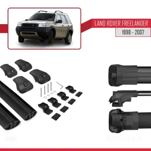 Land Rover Freelander 1998-2007 Arası ile uyumlu ACE-1 Ara Atkı Tavan Barı SİYAH - Görsel 5