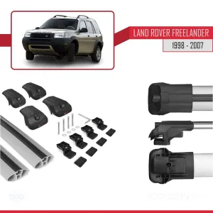 Land Rover Freelander 1998-2007 Arası ile uyumlu ACE-1 Ara Atkı Tavan Barı GRİ thumb 5