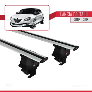 Lancia Delta III 2008-2014 Arası ile uyumlu ACE-4 Ara Atkı Tavan Barı GRİ - Görsel 2