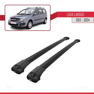 Lada Largus 2012 ve Sonrası ile uyumlu ACE-1 Ara Atkı Tavan Barı SİYAH - Görsel 3