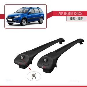 Lada Granta Cross 2020 ve Sonrası ile uyumlu ACE-1 Ara Atkı Tavan Barı SİYAH - Görsel 4