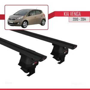 Kia Venga 2010-2014 Arası ile uyumlu ACE-4 Ara Atkı Tavan Barı SİYAH - Görsel 4
