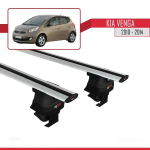 Kia Venga 2010-2014 Arası ile uyumlu ACE-4 Ara Atkı Tavan Barı GRİ - Görsel 2