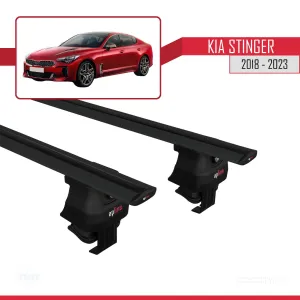 Kia Stinger 2018-2023 Arası ile uyumlu ACE-4 Ara Atkı Tavan Barı SİYAH - Görsel 4