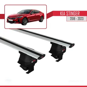 Kia Stinger 2018-2023 Arası ile uyumlu ACE-4 Ara Atkı Tavan Barı GRİ - Görsel 2