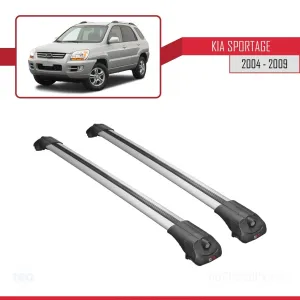 Kia Sportage 2004-2009 Arası ile uyumlu ACE-1 Ara Atkı Tavan Barı GRİ - Görsel 3