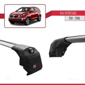 Kia Sportage (SL) 2011-2016 Arası ile uyumlu ACE-2 Ara Atkı Tavan Barı GRİ - Görsel 4