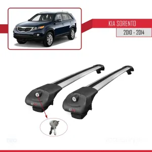 Kia Sorento 2010-2014 Arası ile uyumlu ACE-1 Ara Atkı Tavan Barı GRİ - Görsel 4