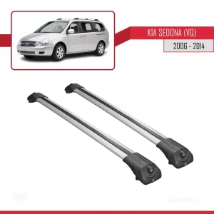 Kia Sedona (VQ) 2006-2014 Arası ile uyumlu ACE-1 Ara Atkı Tavan Barı GRİ thumb 3